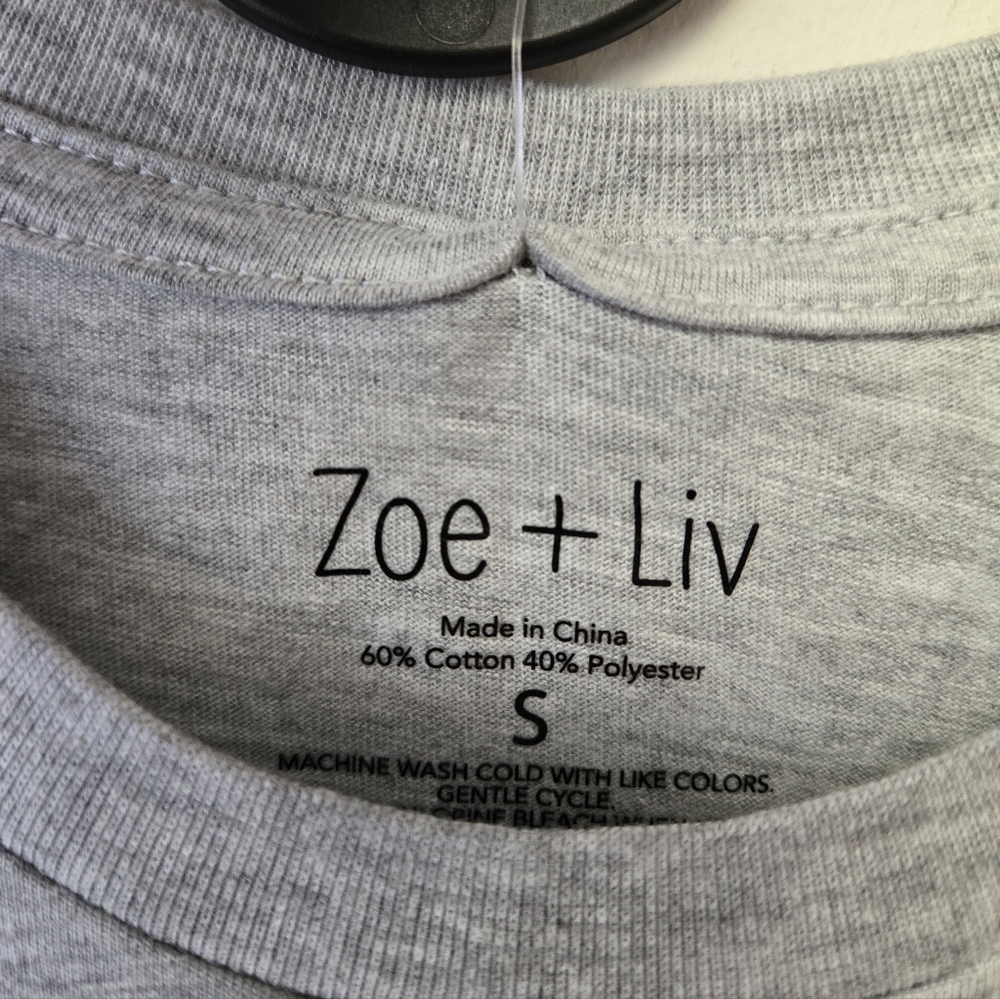 ZOE + LIV Take Care of Each Other Short Sleeve Graphic T-Shirt - Picture 5 of 7